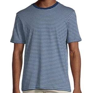 Arizona Small Navy Striped Tee Shirt